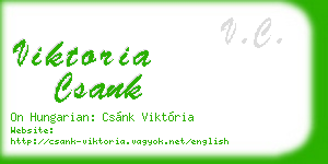 viktoria csank business card